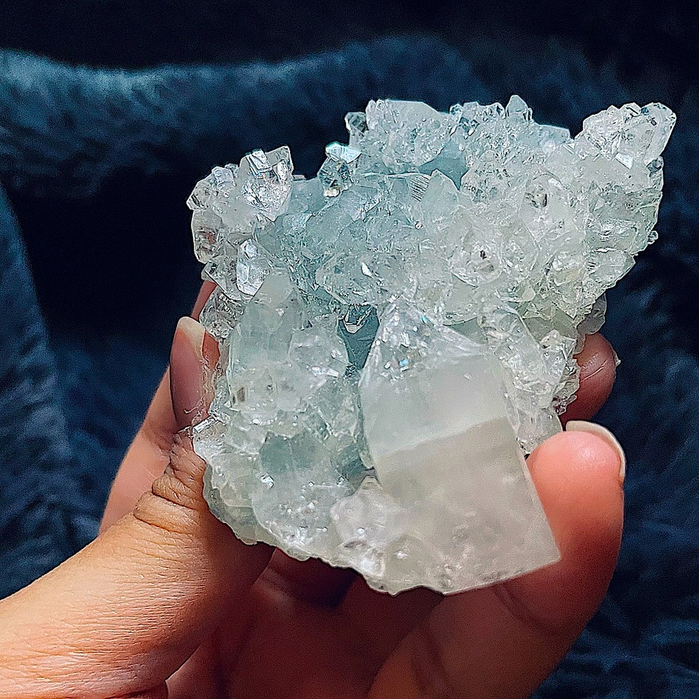 Diamond Apophyllite Cluster